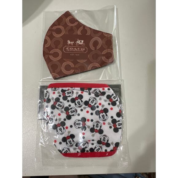 Cloth safety masks, Brand New Never worn. Adult Coach and childs Mickey mouse. - Picture 1 of 7